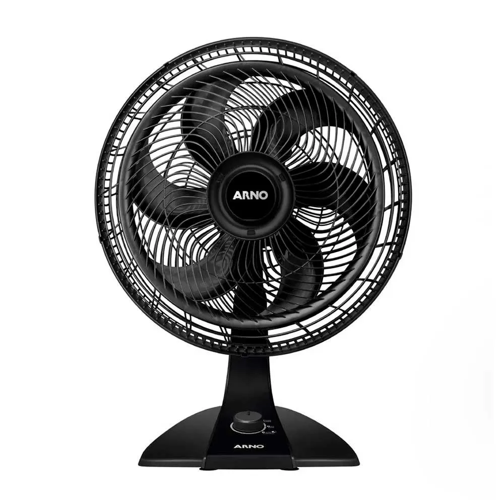 [R$203 Primeira Compra] Ventilador De Mesa Arno 40cm Turbo Power Zone Vf42 Preto 127v